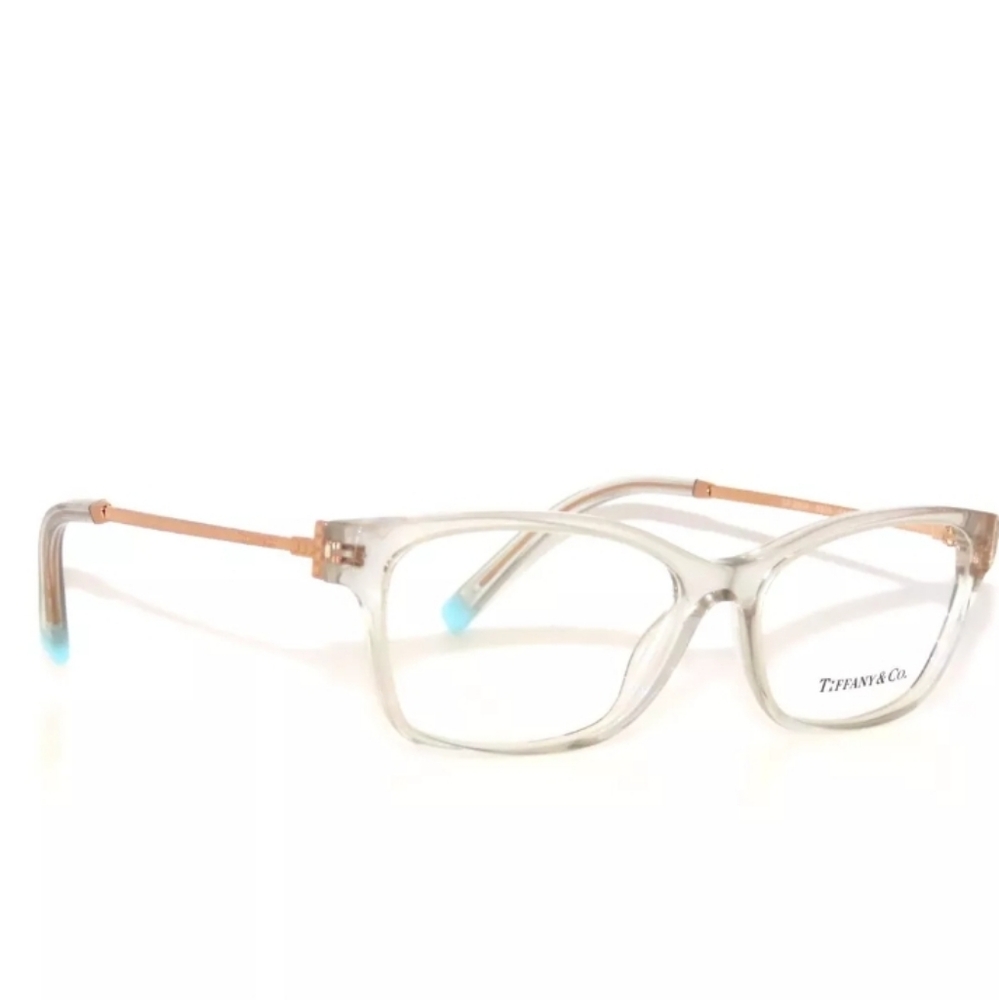 Tiffany & Co Eyeglass Frames Only TF2204 Rubedo Translucent Designer Luxury #157 - Picture 3 of 10